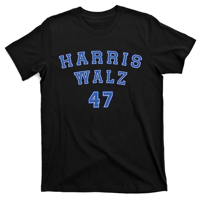 Kamala Harris Walz 2024 Harris Waltz President Democratic 47 T-Shirt