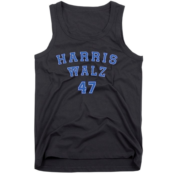 Kamala Harris Walz 2024 Harris Waltz President Democratic 47 Tank Top