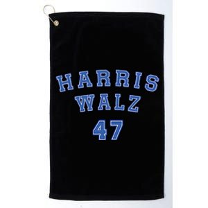 Kamala Harris Walz 2024 Harris Waltz President Democratic 47 Platinum Collection Golf Towel