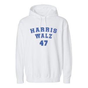 Kamala Harris Walz 2024 Harris Waltz President Democratic 47 Garment-Dyed Fleece Hoodie