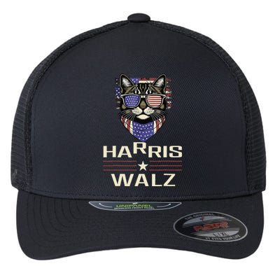 Kamala Harris Walz 2024 Harris Waltz Democratic Vp President Flexfit Unipanel Trucker Cap