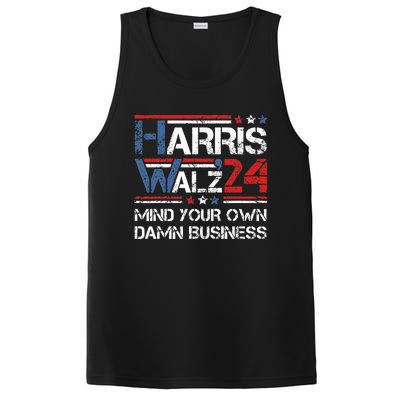 Kamala Harris Walz Mind Your Own Damn Business PosiCharge Competitor Tank