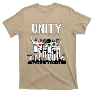 Kamala Harris Walz Women 2024 Unity Over Division T-Shirt