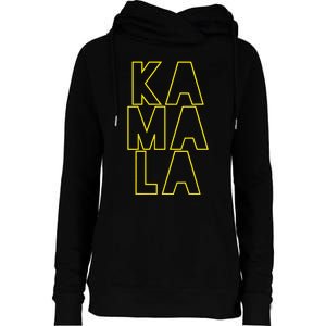 Kamala. Harris Walz 2024 Election Democrat Supporter Womens Funnel Neck Pullover Hood