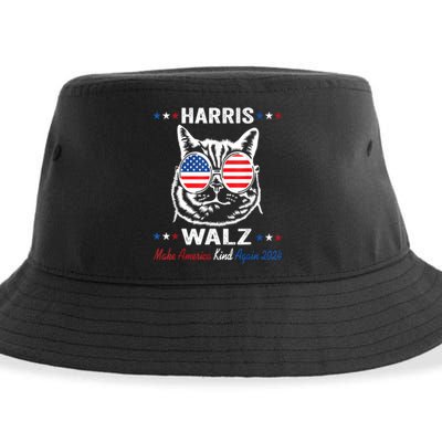 Kamala Harris Walz 2024 Make America Kind Again Harris Waltz Sustainable Bucket Hat