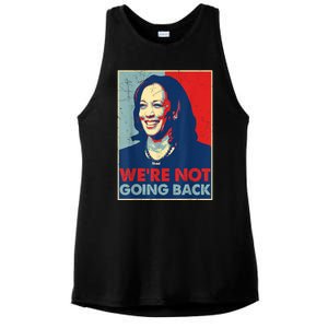 Kamala Harris Were Not Going Back Vote For 2024 President Gift Ladies PosiCharge Tri-Blend Wicking Tank