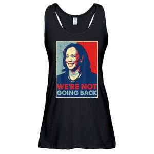 Kamala Harris Were Not Going Back Vote For 2024 President Gift Ladies Essential Flowy Tank