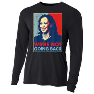 Kamala Harris Were Not Going Back Vote For 2024 President Gift Cooling Performance Long Sleeve Crew