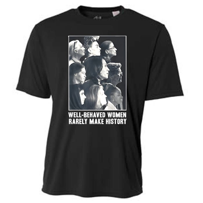 Kamala Harris Wellbehaved Women Rarely Make History Cooling Performance Crew T-Shirt