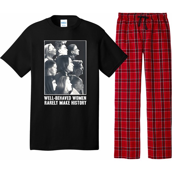 Kamala Harris Wellbehaved Women Rarely Make History Pajama Set