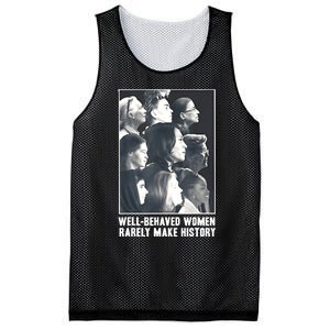 Kamala Harris Wellbehaved Women Rarely Make History Mesh Reversible Basketball Jersey Tank