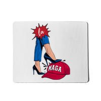 Kamala Harris With High Heels Stepping On Red Hat 2024 Funny Mousepad