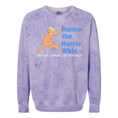 Kamala Harris Walz 2024 Waltz Dance Trump Meme Colorblast Crewneck Sweatshirt