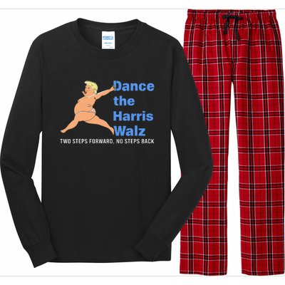 Kamala Harris Walz 2024 Waltz Dance Trump Meme Long Sleeve Pajama Set