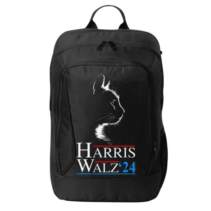 Kamala Harris Walz 2024 Harris Waltz Vp President Cat Ladies Gift City Backpack