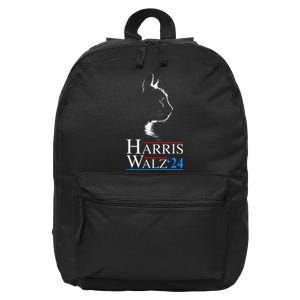 Kamala Harris Walz 2024 Harris Waltz Vp President Cat Ladies Gift 16 in Basic Backpack