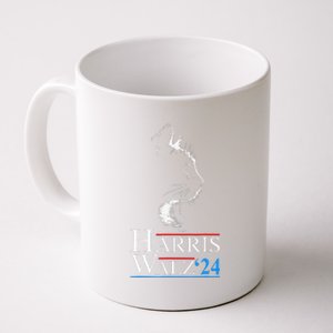 Kamala Harris Walz 2024 Harris Waltz Vp President Cat Ladies Gift Coffee Mug