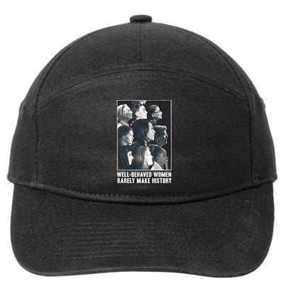 Kamala Harris Wellbehaved Women Rarely Make History 7-Panel Snapback Hat