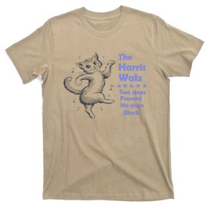 Kamala Harris Walz 2024 Cat Dance 2 Steps Forward Not Back T-Shirt