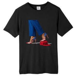 Kamala Harris With High Heels Stepping On Red Hat Gift Tall Fusion ChromaSoft Performance T-Shirt