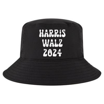 Kamala Harris Walz 2024 Spider Letter Font Halloween Cool Comfort Performance Bucket Hat