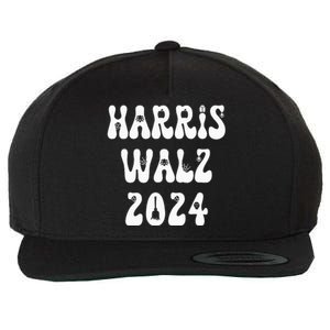 Kamala Harris Walz 2024 Spider Letter Font Halloween Wool Snapback Cap