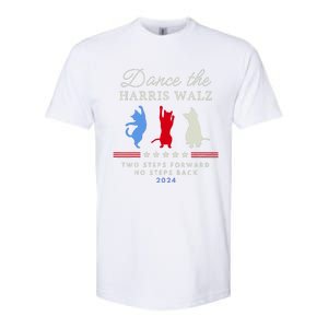 Kamala Harris Walz 2024 Waltz Dance 2 Steps Forward Not Back Softstyle CVC T-Shirt