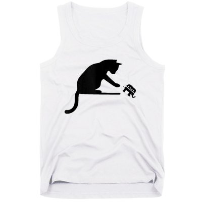 Kamala Harris Walz 2024 Harris Waltz Vp President Cat Ladies Tank Top