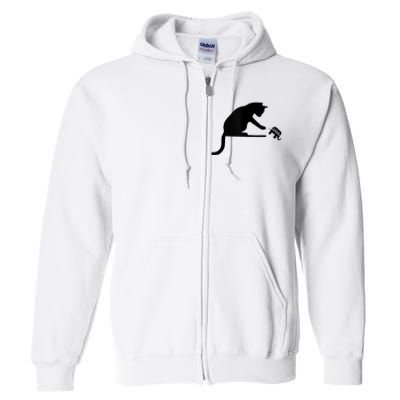 Kamala Harris Walz 2024 Harris Waltz Vp President Cat Ladies Full Zip Hoodie