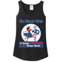 Kamala Harris Walz 2024 Waltz Dance 2 Steps Forward Not Back Ladies Essential Tank