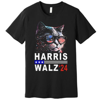 Kamala Harris Walz 2024 Harris Waltz Democratic Vp President Premium T-Shirt