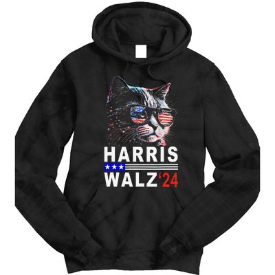 Kamala Harris Walz 2024 Harris Waltz Democratic Vp President Tie Dye Hoodie