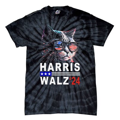 Kamala Harris Walz 2024 Harris Waltz Democratic Vp President Tie-Dye T-Shirt