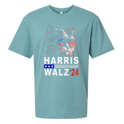 Kamala Harris Walz 2024 Harris Waltz Democratic Vp President Sueded Cloud Jersey T-Shirt