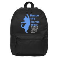 Kamala Harris Walz 2024 Waltz Dance 2 Steps Forward Not Back 16 in Basic Backpack