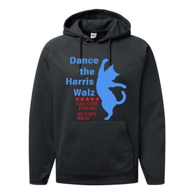 Kamala Harris Walz 2024 Waltz Dance 2 Steps Forward Performance Fleece Hoodie