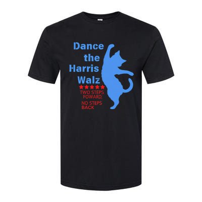 Kamala Harris Walz 2024 Waltz Dance 2 Steps Forward Softstyle CVC T-Shirt