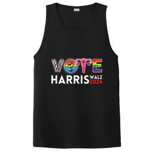 Kamala Harris Walz 2024 Lgbt Vote Harris Walz Waltz PosiCharge Competitor Tank