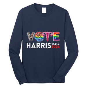 Kamala Harris Walz 2024 Lgbt Vote Harris Walz Waltz Long Sleeve Shirt