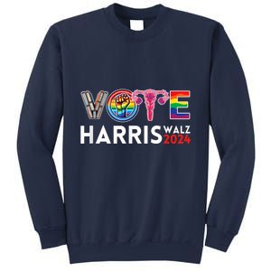 Kamala Harris Walz 2024 Lgbt Vote Harris Walz Waltz Sweatshirt