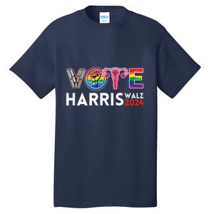 Kamala Harris Walz 2024 Lgbt Vote Harris Walz Waltz Tall T-Shirt