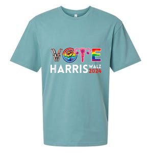 Kamala Harris Walz 2024 Lgbt Vote Harris Walz Waltz Sueded Cloud Jersey T-Shirt