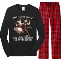 Kamala Harris Walz 2024 Waltz Dance 2 Steps Forward Not Back Long Sleeve Pajama Set