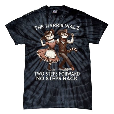 Kamala Harris Walz 2024 Waltz Dance 2 Steps Forward Not Back Tie-Dye T-Shirt