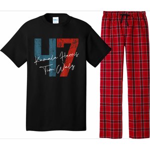 Kamala Harris Walz 2024 Harris Waltz President Democratic 47 Pajama Set