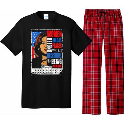 Kamala Harris Wo Belong In Place Where Decisions Are Made Pajama Set