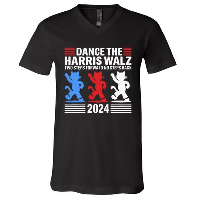 Kamala Harris Walz 2024 Waltz Dance V-Neck T-Shirt