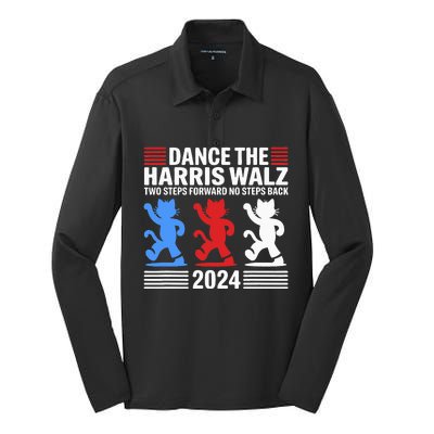 Kamala Harris Walz 2024 Waltz Dance Silk Touch Performance Long Sleeve Polo