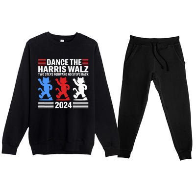 Kamala Harris Walz 2024 Waltz Dance Premium Crewneck Sweatsuit Set