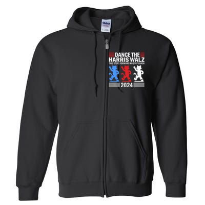 Kamala Harris Walz 2024 Waltz Dance Full Zip Hoodie